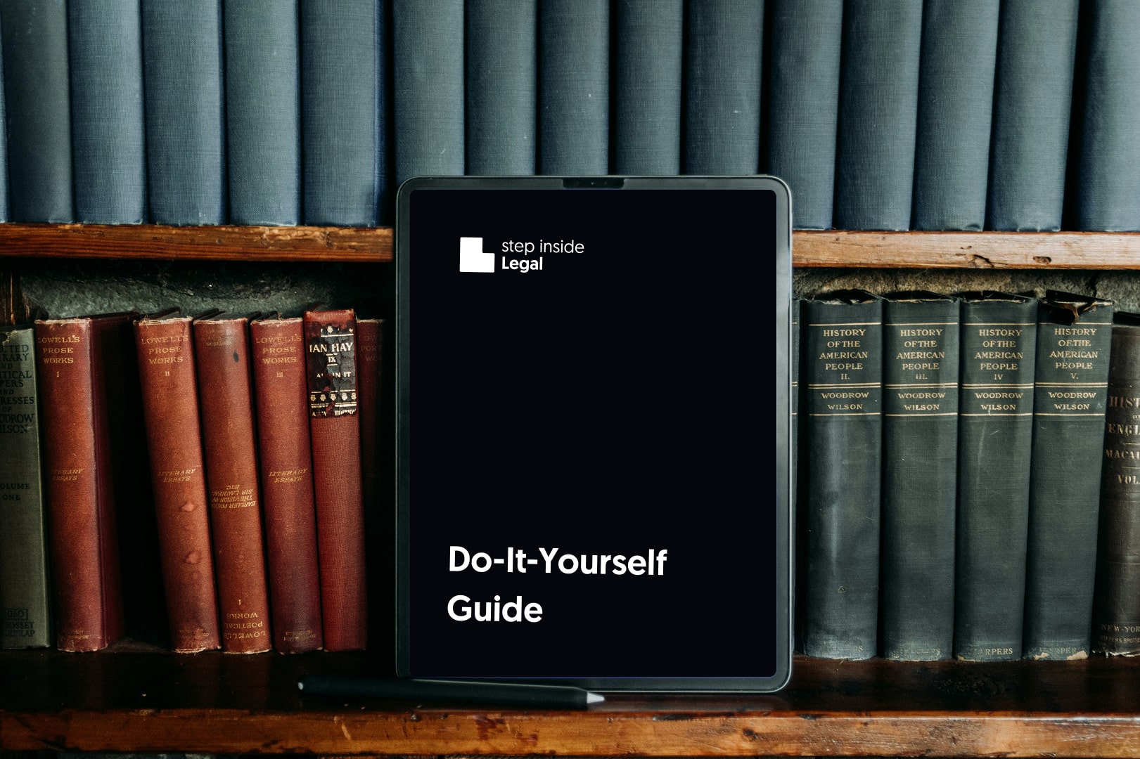 Ipad with a do-it-yourself guide